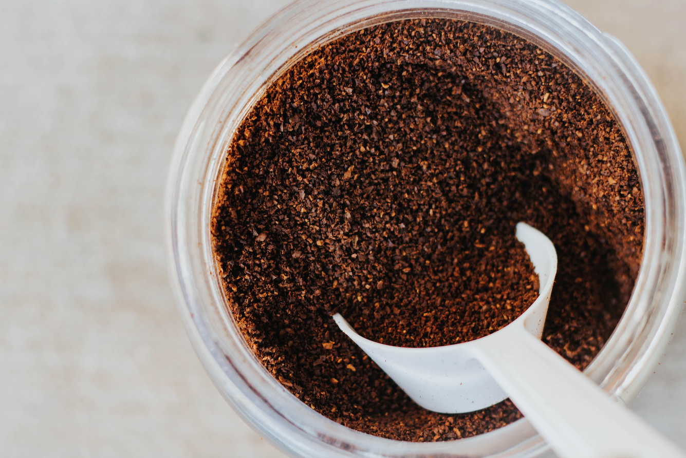 DIY Coffee Ground Face Scrub