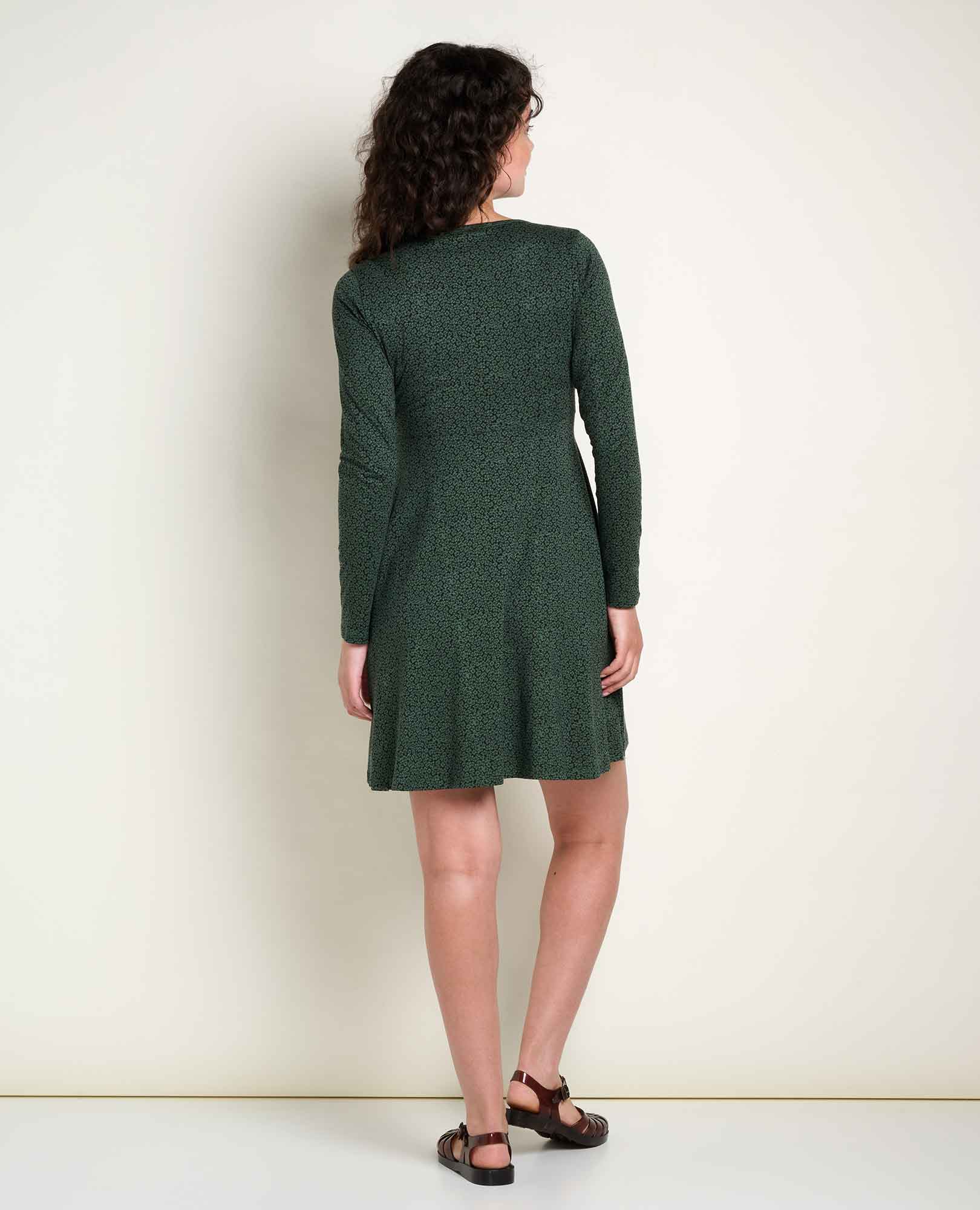 Freesia Long Sleeve Wrap Dress