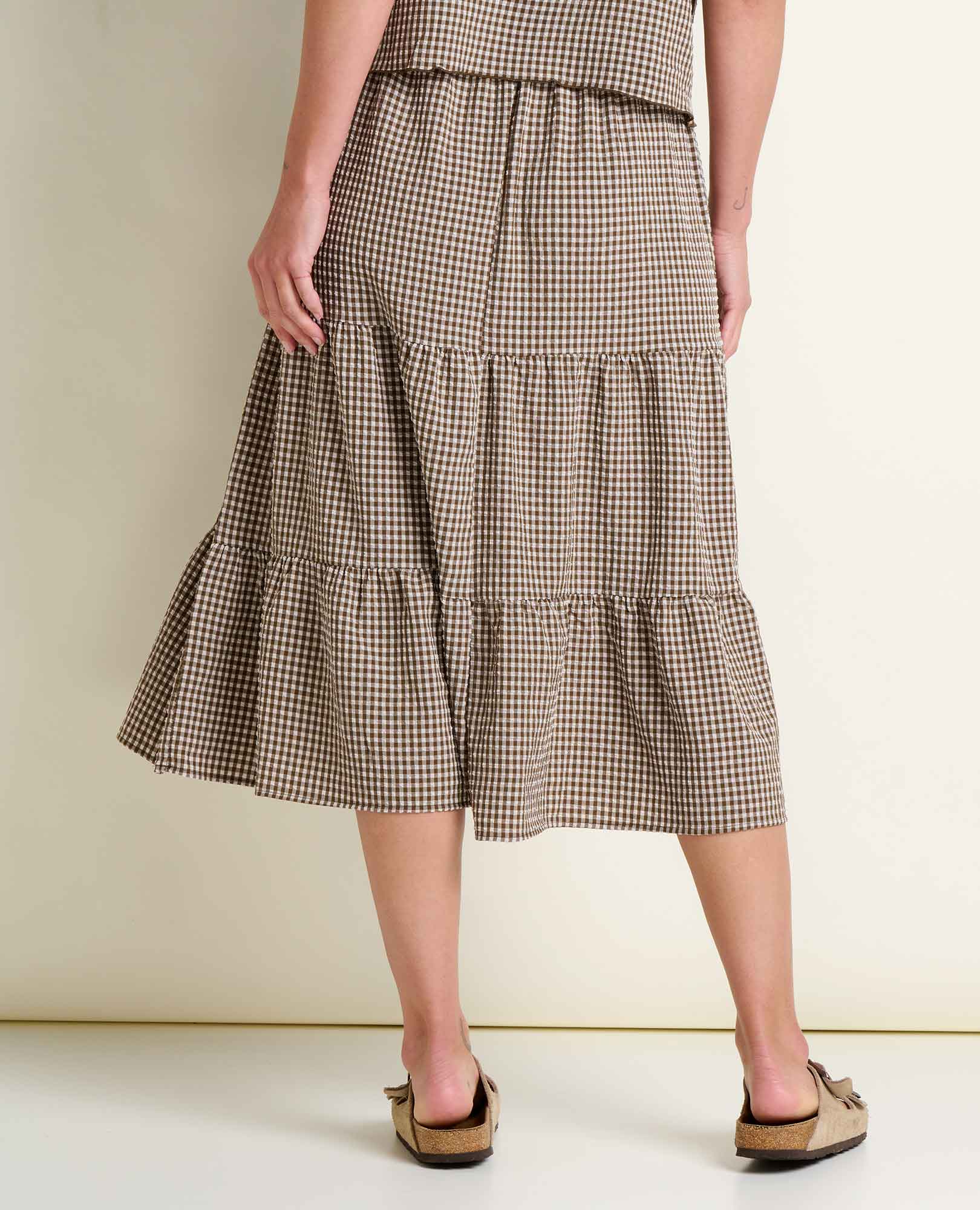 Sunkissed Tiered Midi Skirt