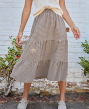Sunkissed Tiered Midi Skirt