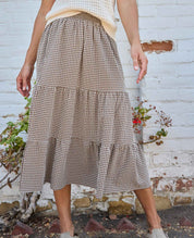 Sunkissed Tiered Midi Skirt