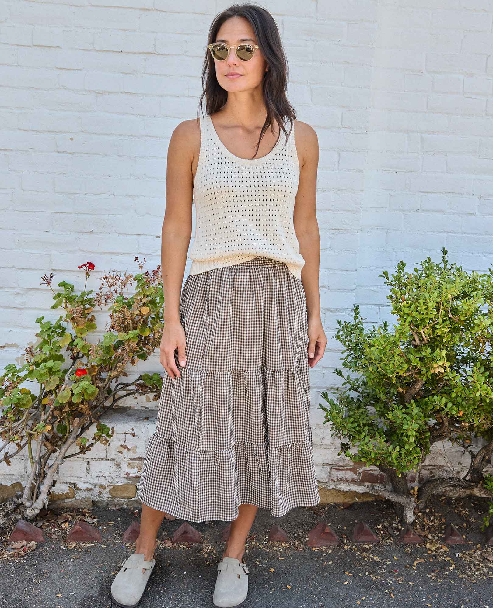 Sunkissed Tiered Midi Skirt