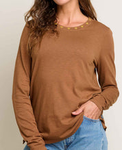 Women's Primo Long Sleeve Crew Embroidered