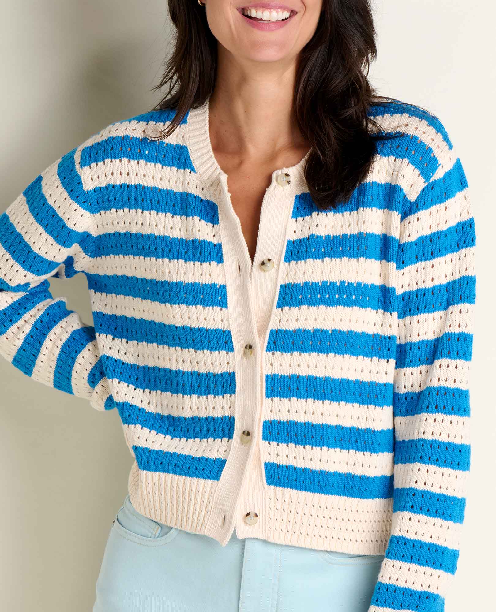 Bianca Pointelle Cardigan