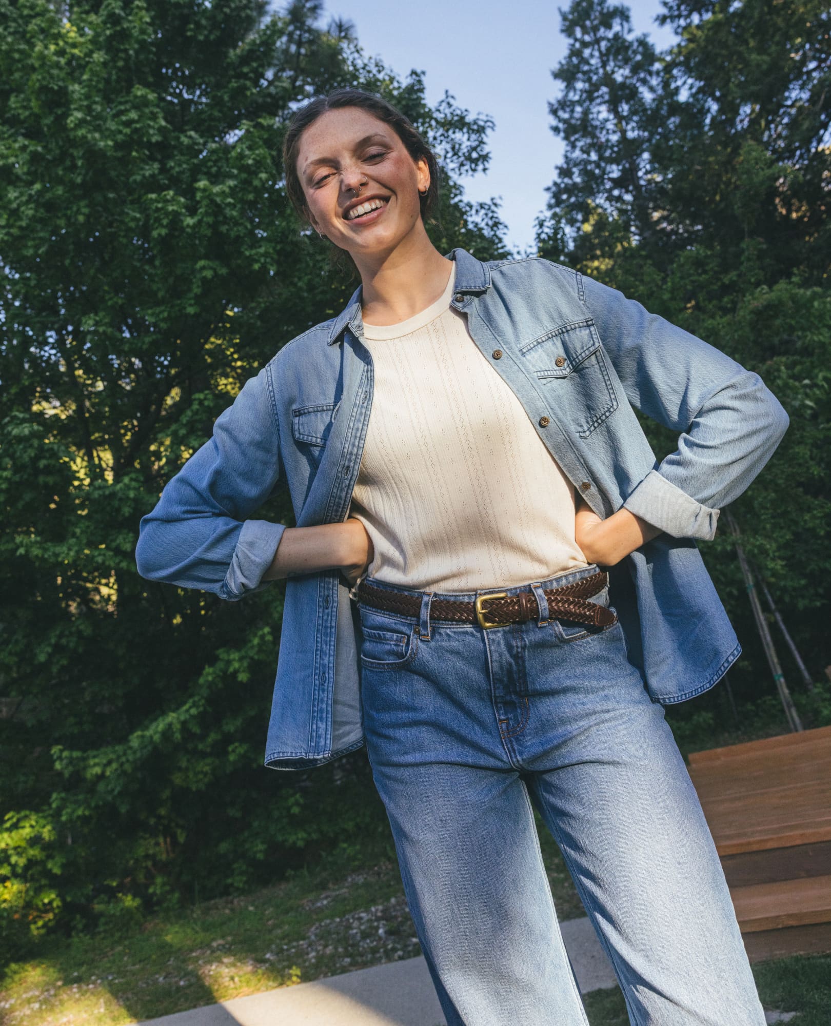 Women's Piñon Soft Denim Shirt