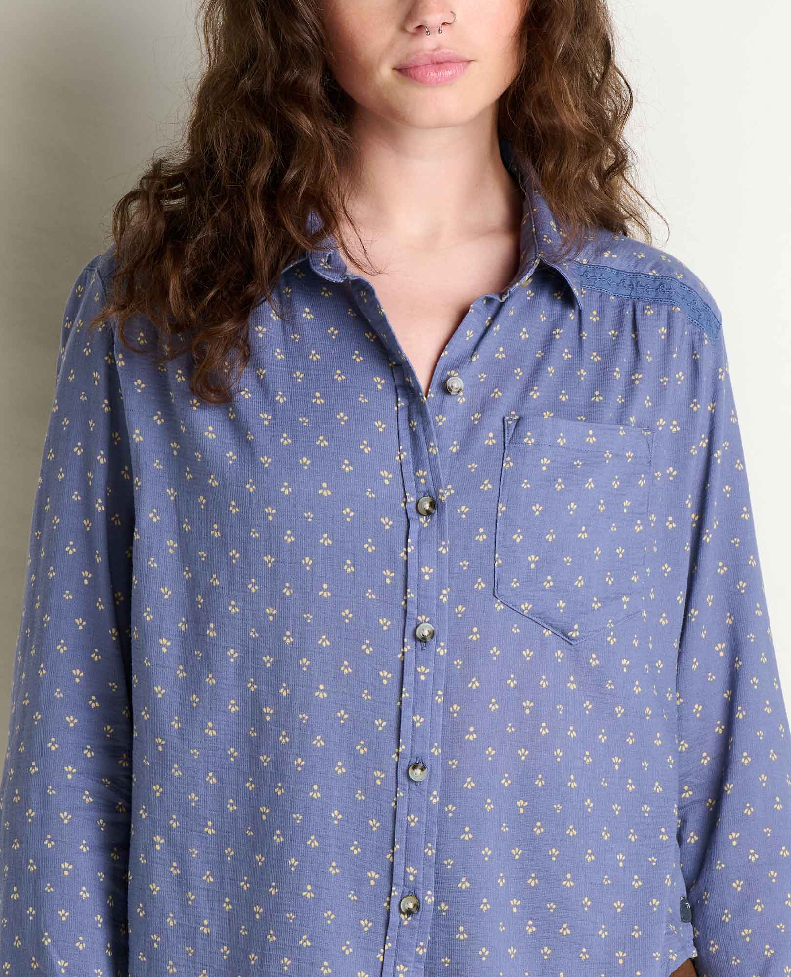 Manzana Boxy Long Sleeve Shirt