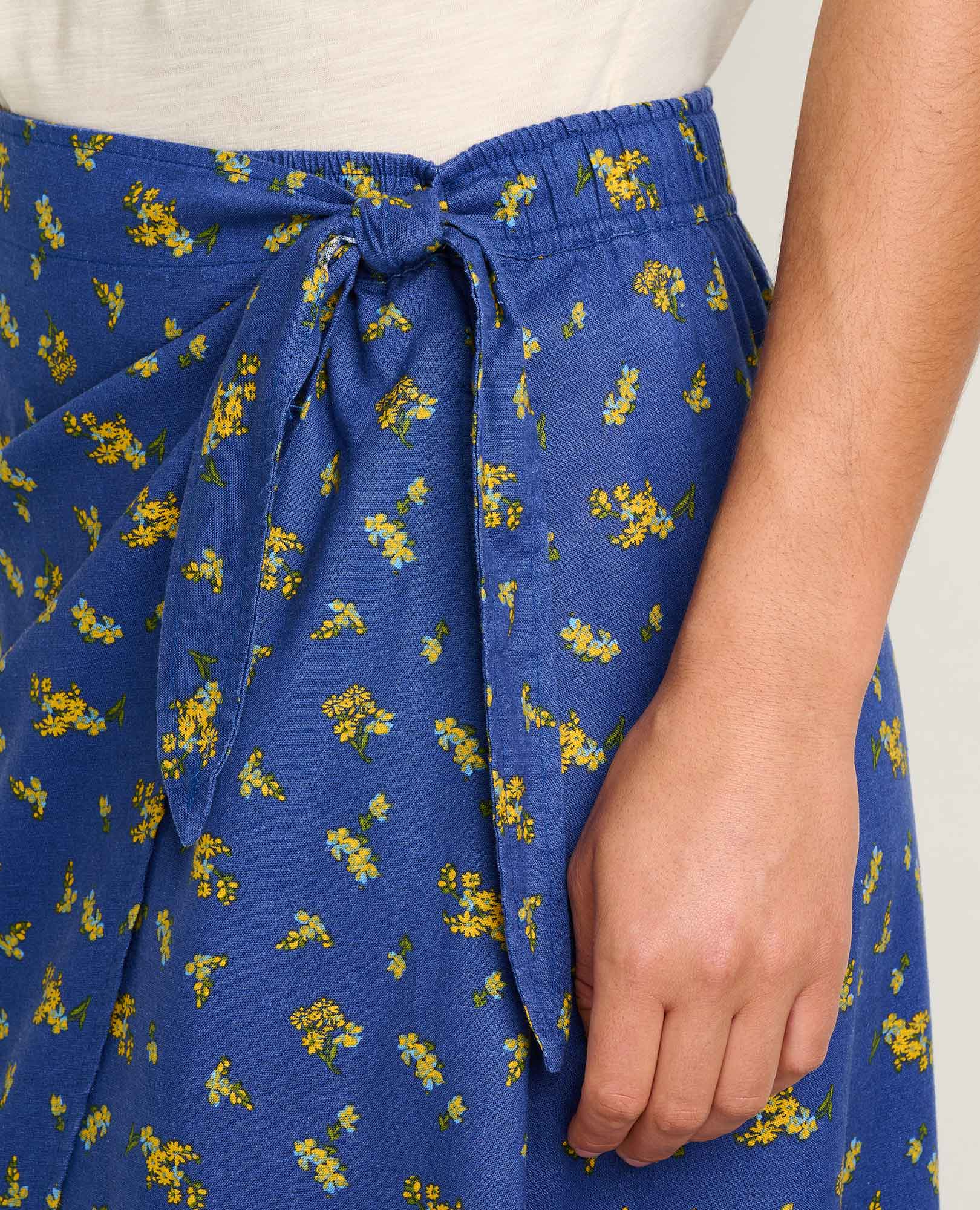 Taj Wrap Midi Skirt