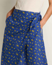 Taj Wrap Midi Skirt