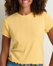 Foothill Pointelle Baby Tee