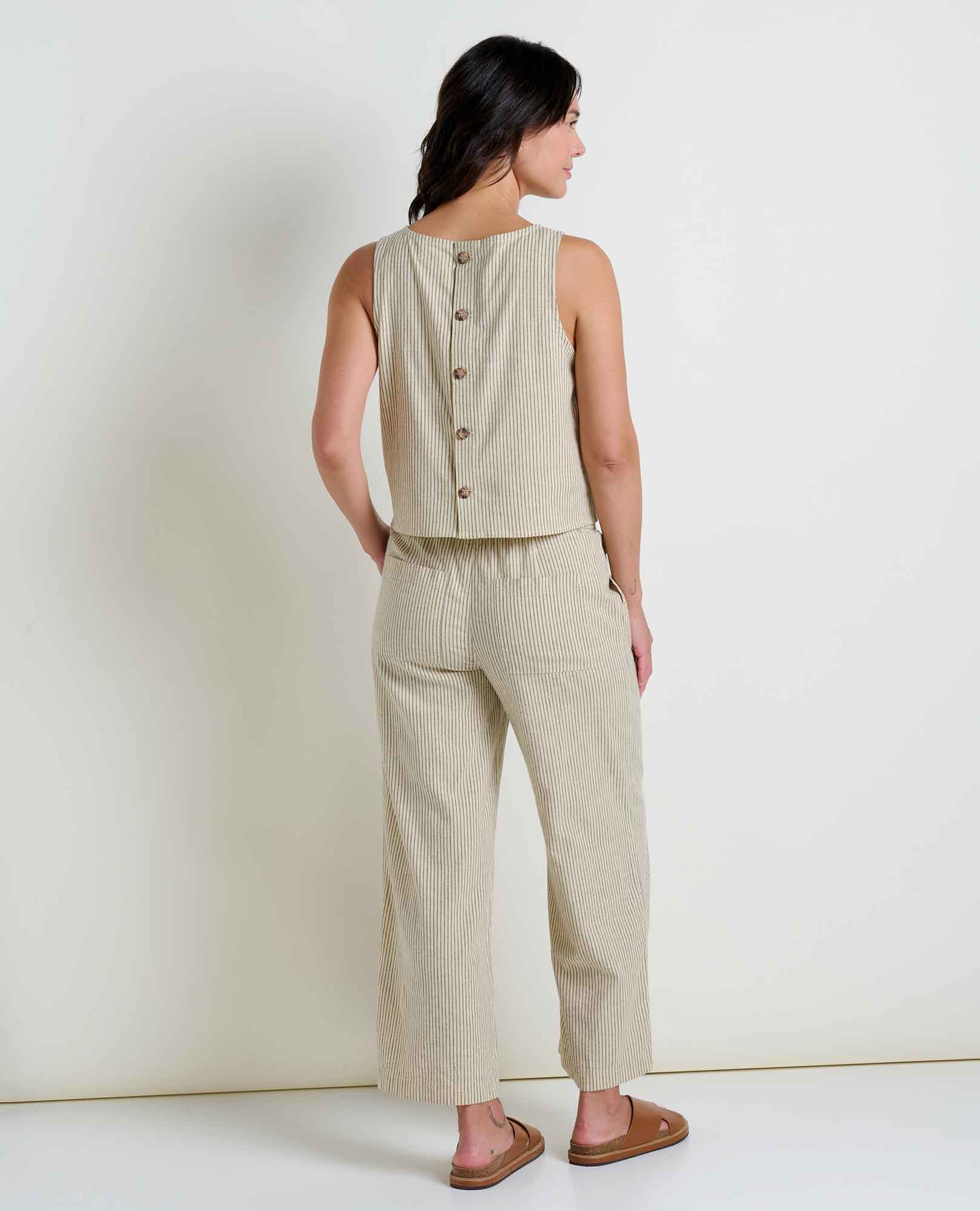 Taj Hemp Button Back Tank