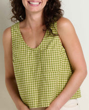 Taj Hemp Button Back Tank