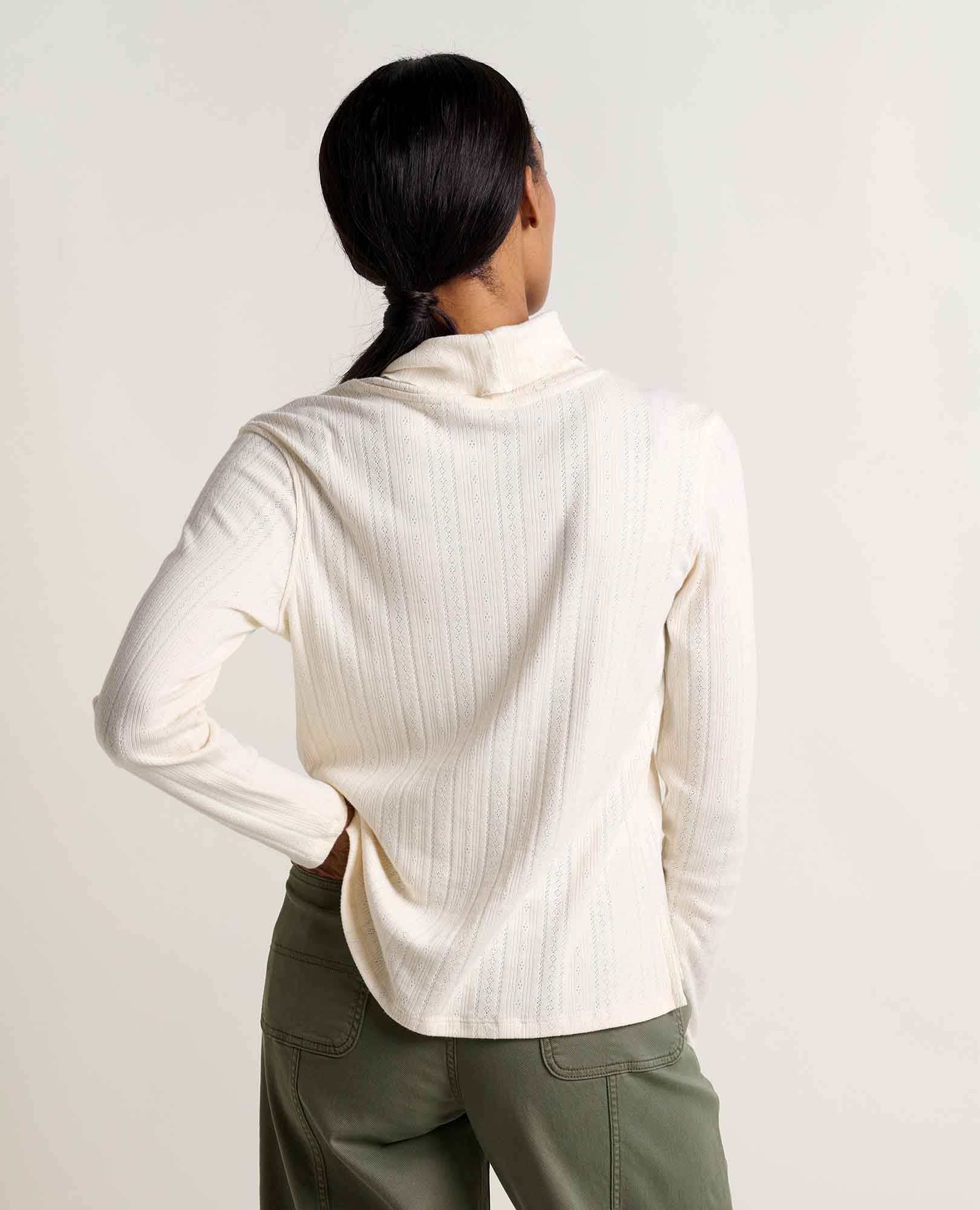 Foothill Pointelle Long Sleeve T-Neck