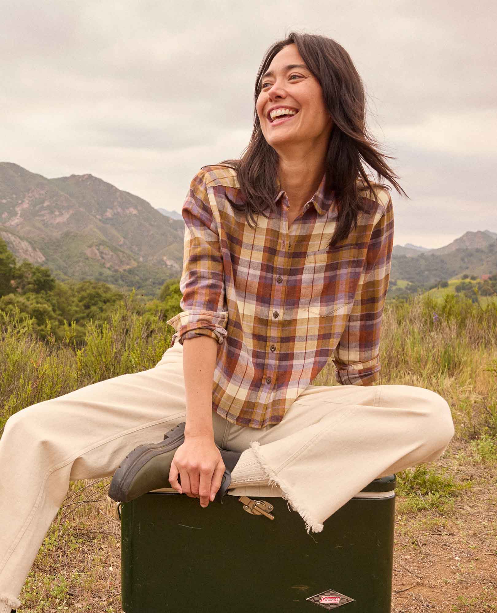 Re-Form Flannel Boxy Shirt