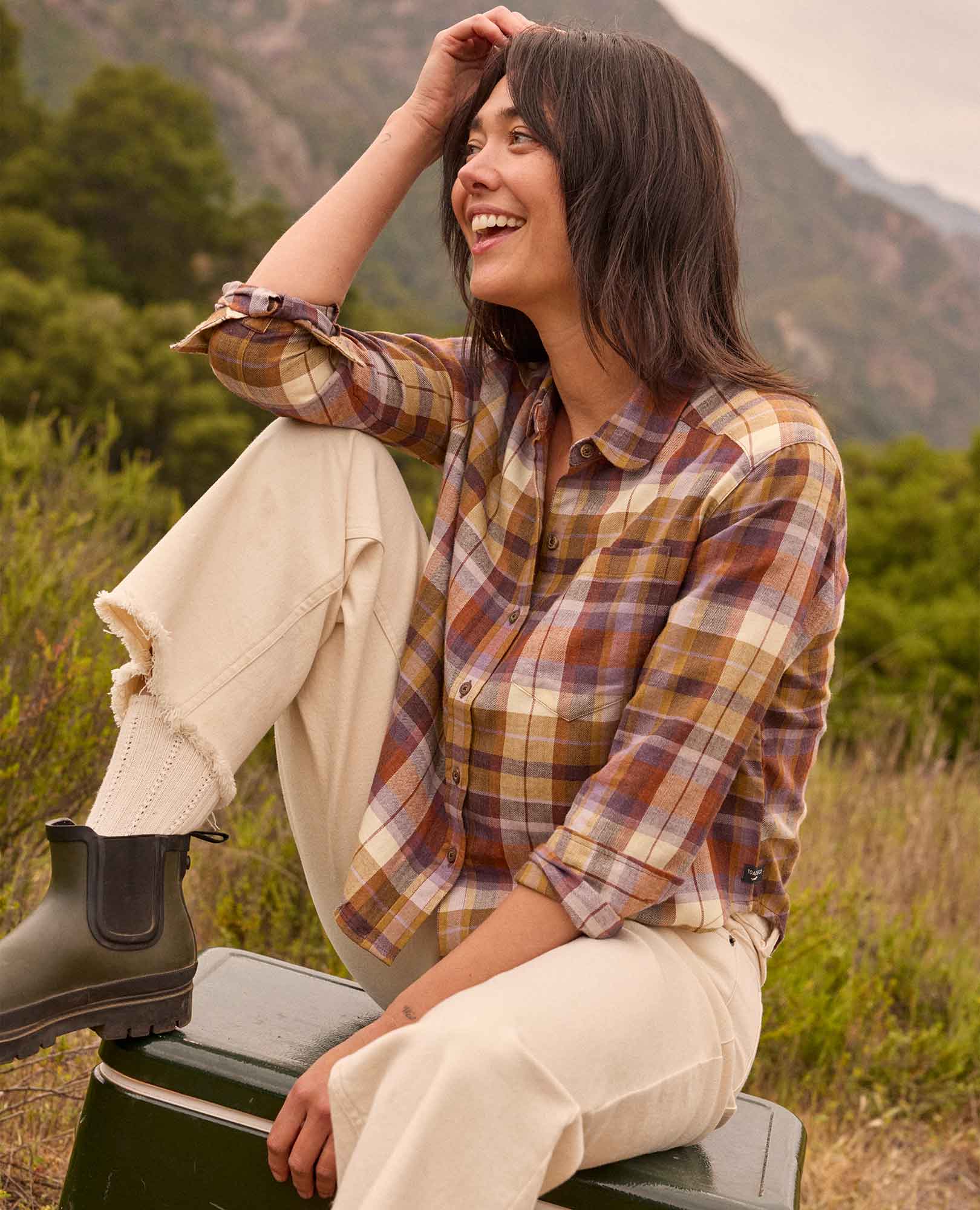 Re-Form Flannel Boxy Shirt