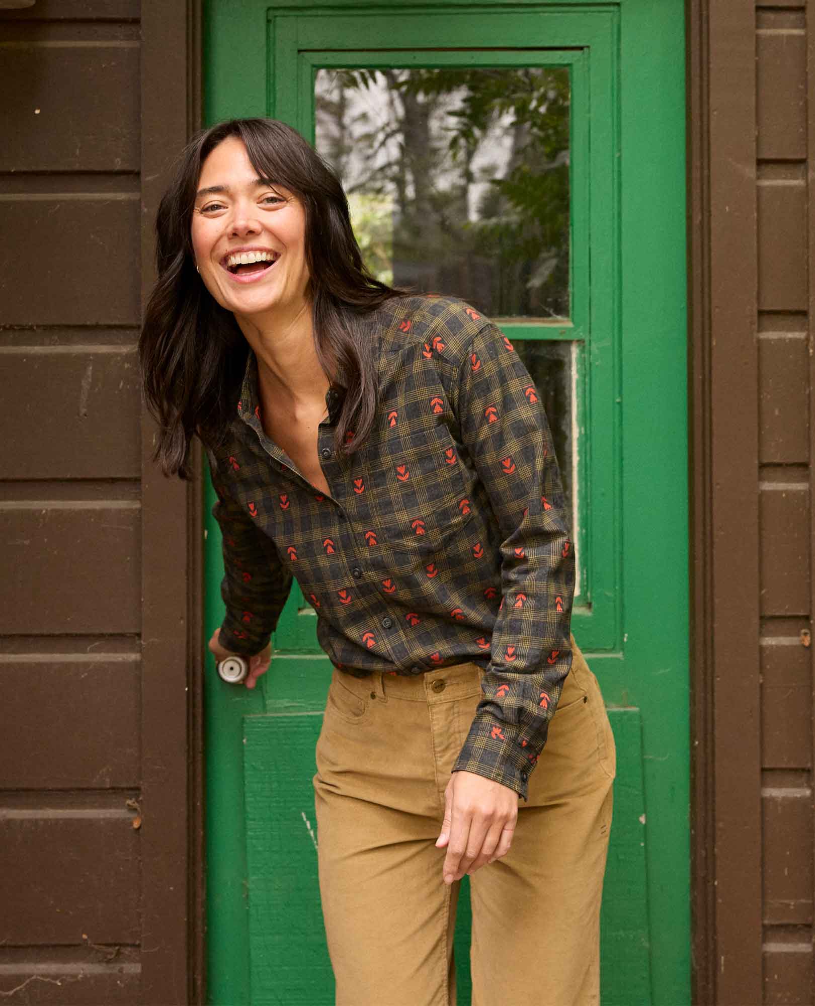 Re-Form Flannel Boxy Shirt