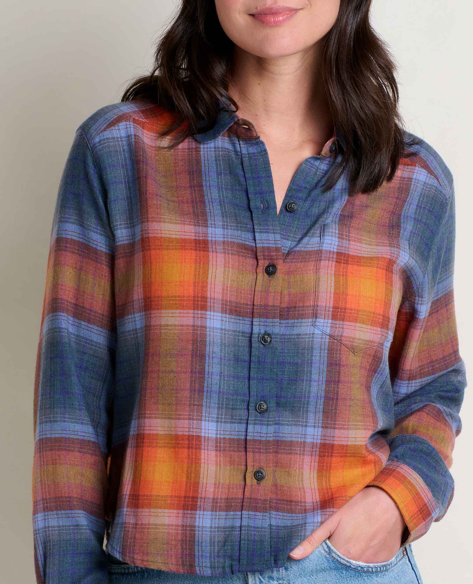 Re-Form Flannel Boxy Shirt