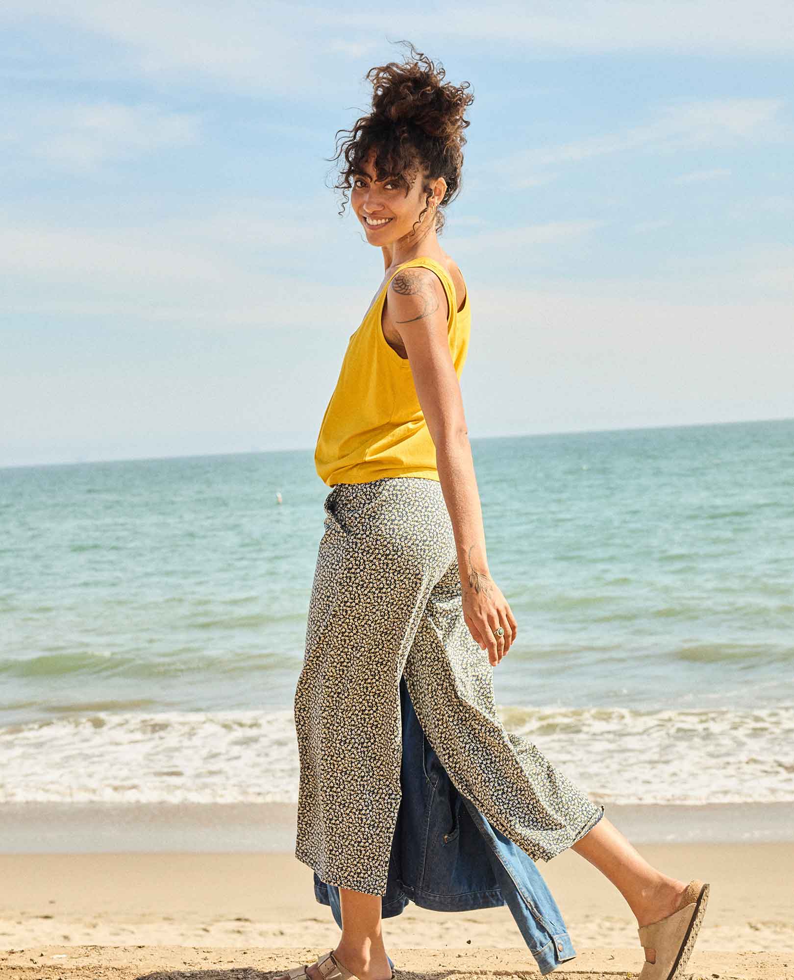 Chaka Wide Leg Crop Pant