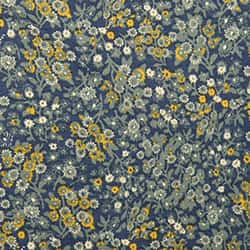 True Navy Retro Print