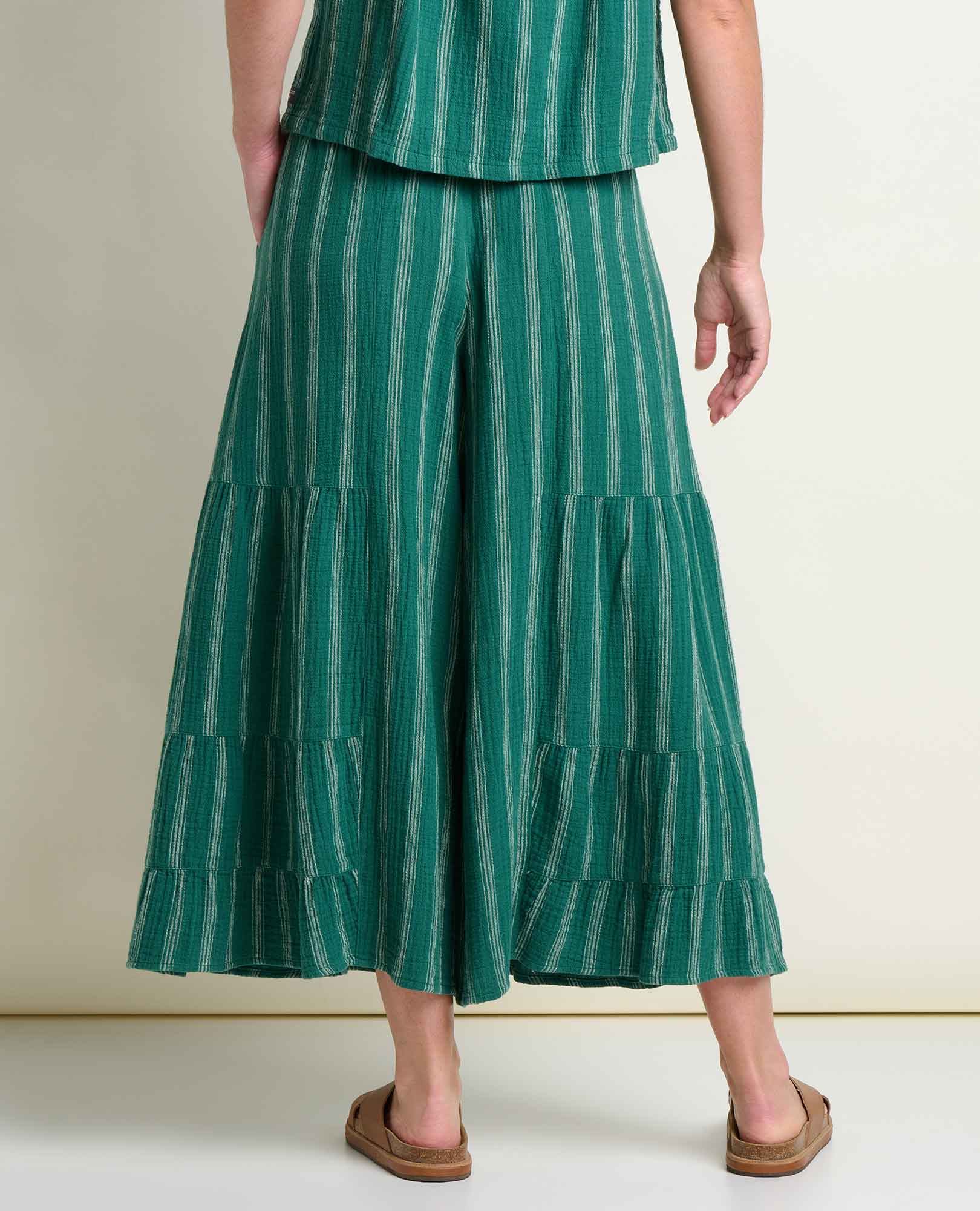 Tate Double Weave Palazzo Pant