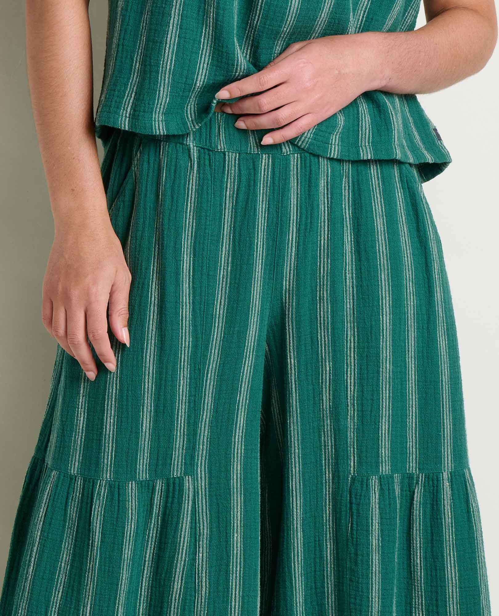 Tate Double Weave Palazzo Pant