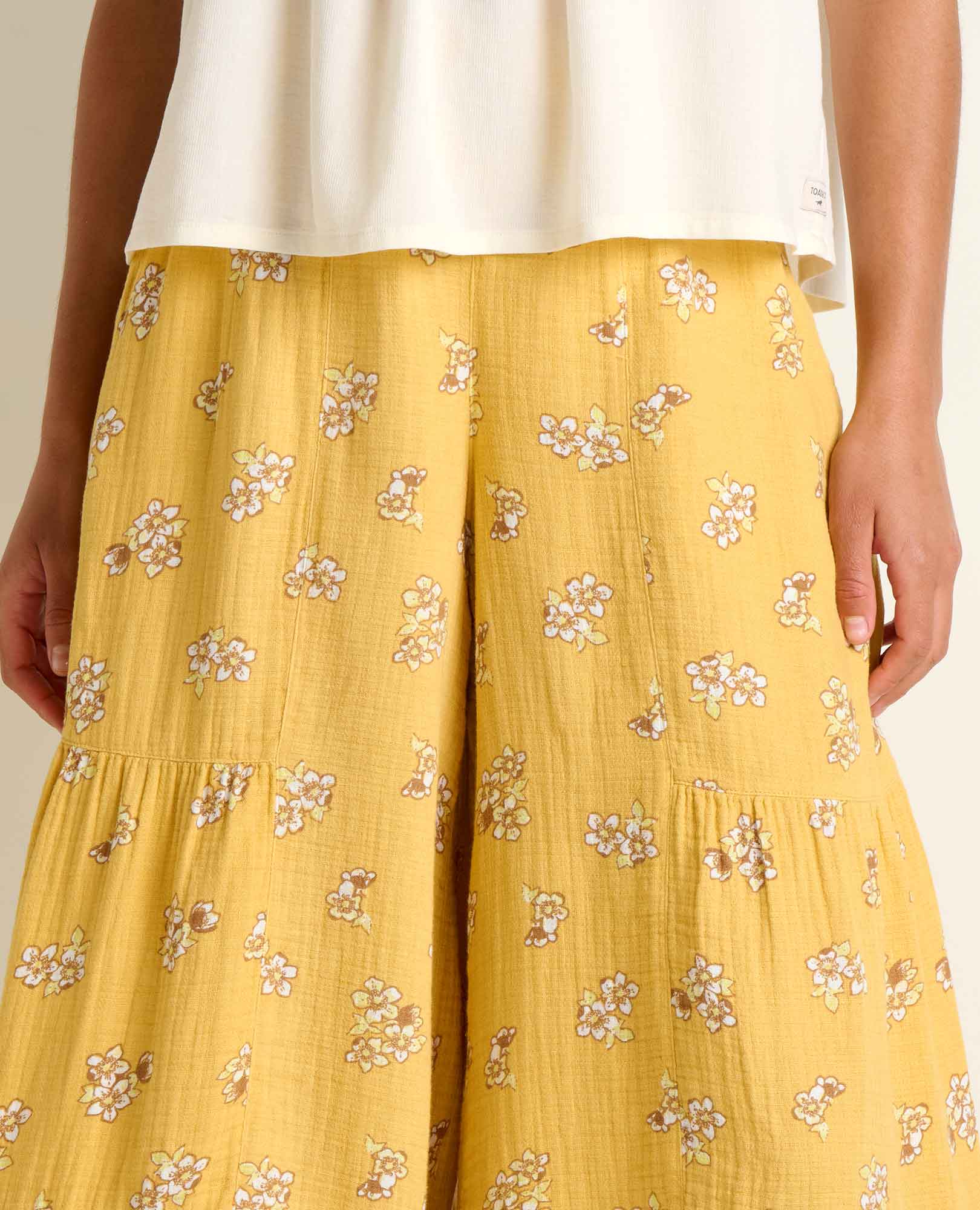 Tate Double Weave Palazzo Pant