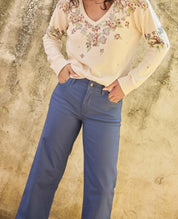 Earthworks Wide Leg Crop Pant
