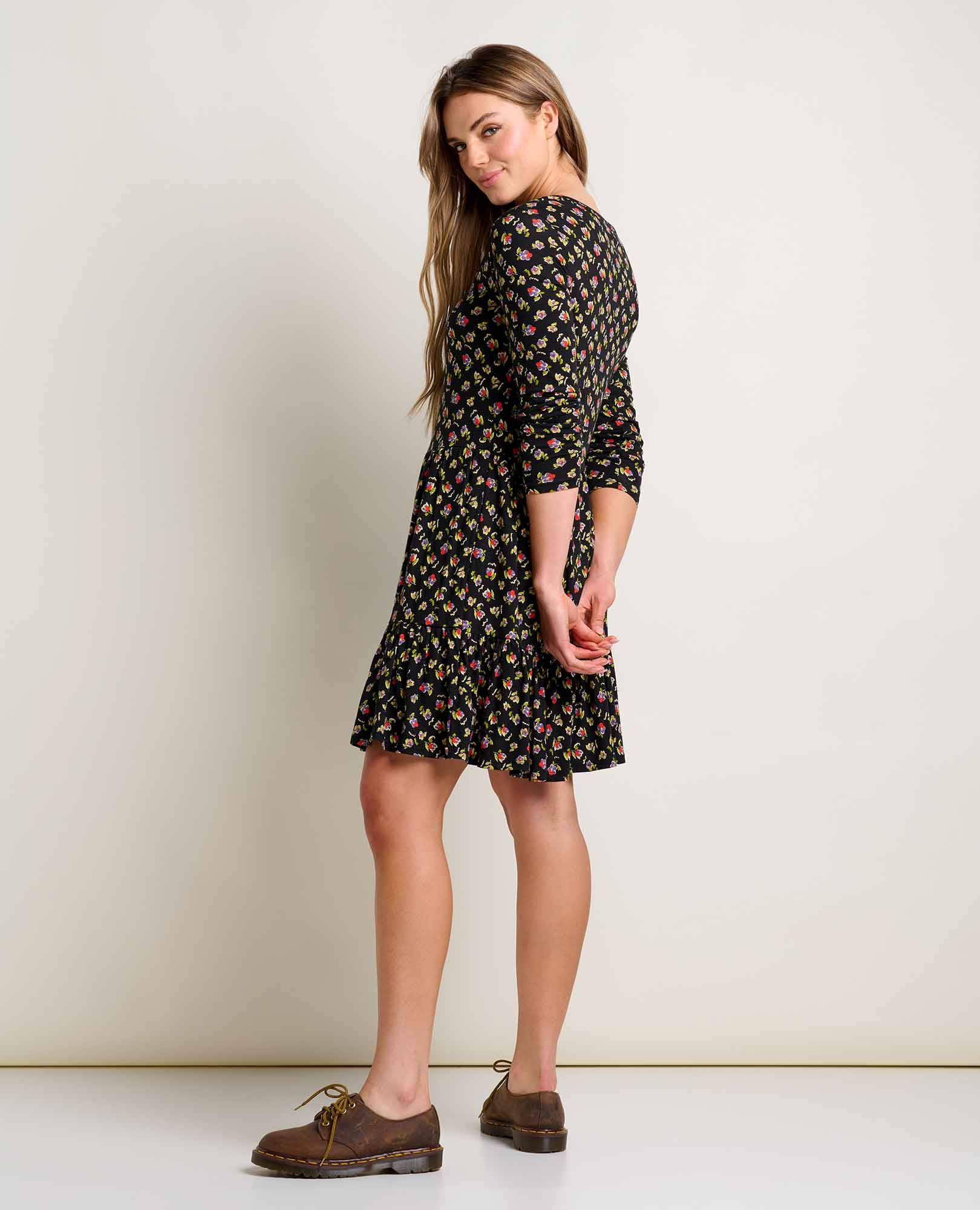 Marley Tiered Long Sleeve Dress