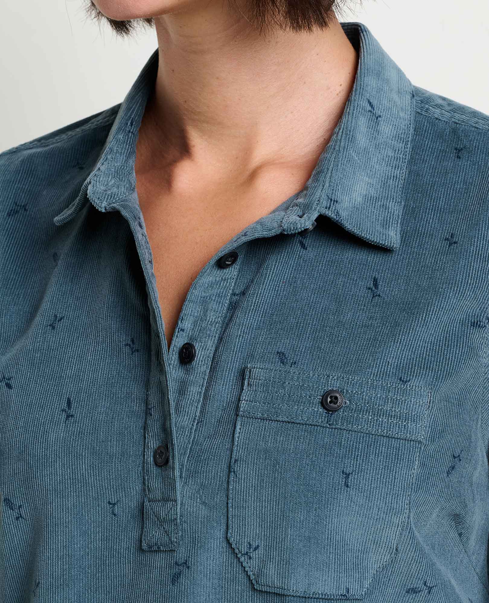 Scouter Corduroy Shirt Dress