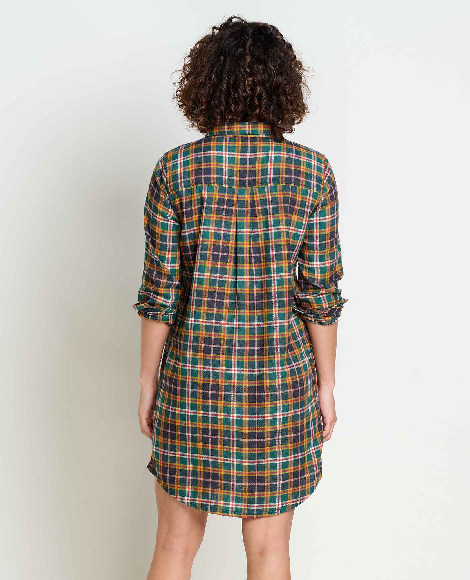 Re-Form Flannel Shirtdress