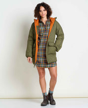 Re-Form Flannel Shirtdress
