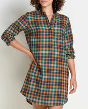 Re-Form Flannel Shirtdress