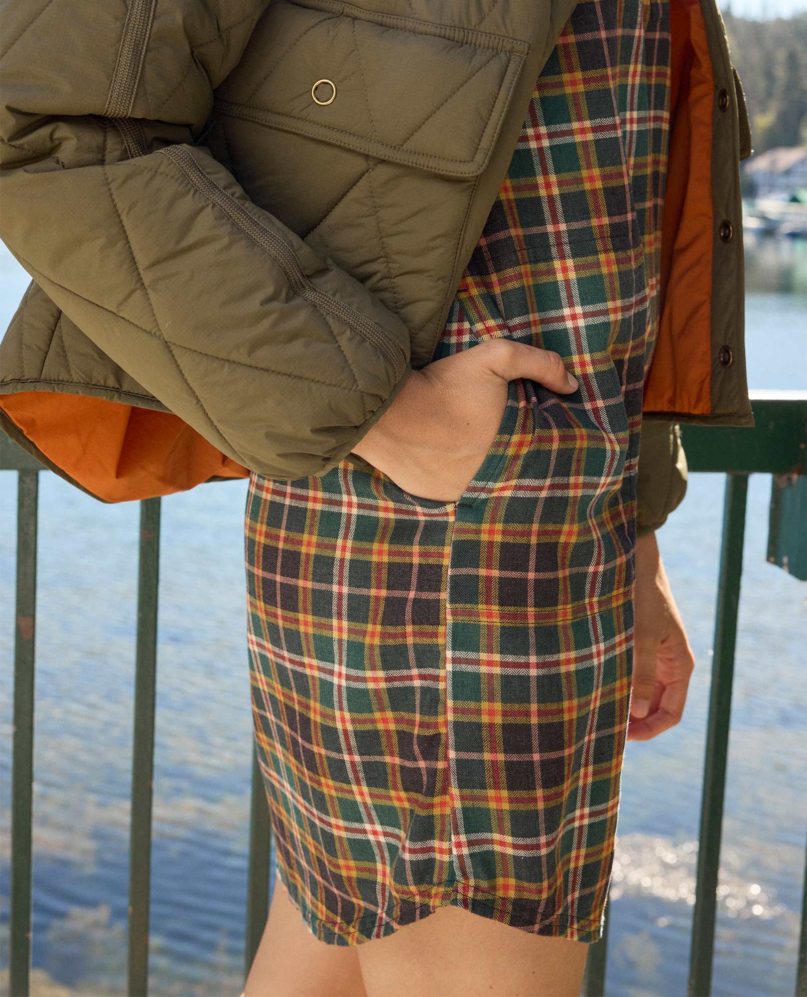 Re-Form Flannel Shirtdress