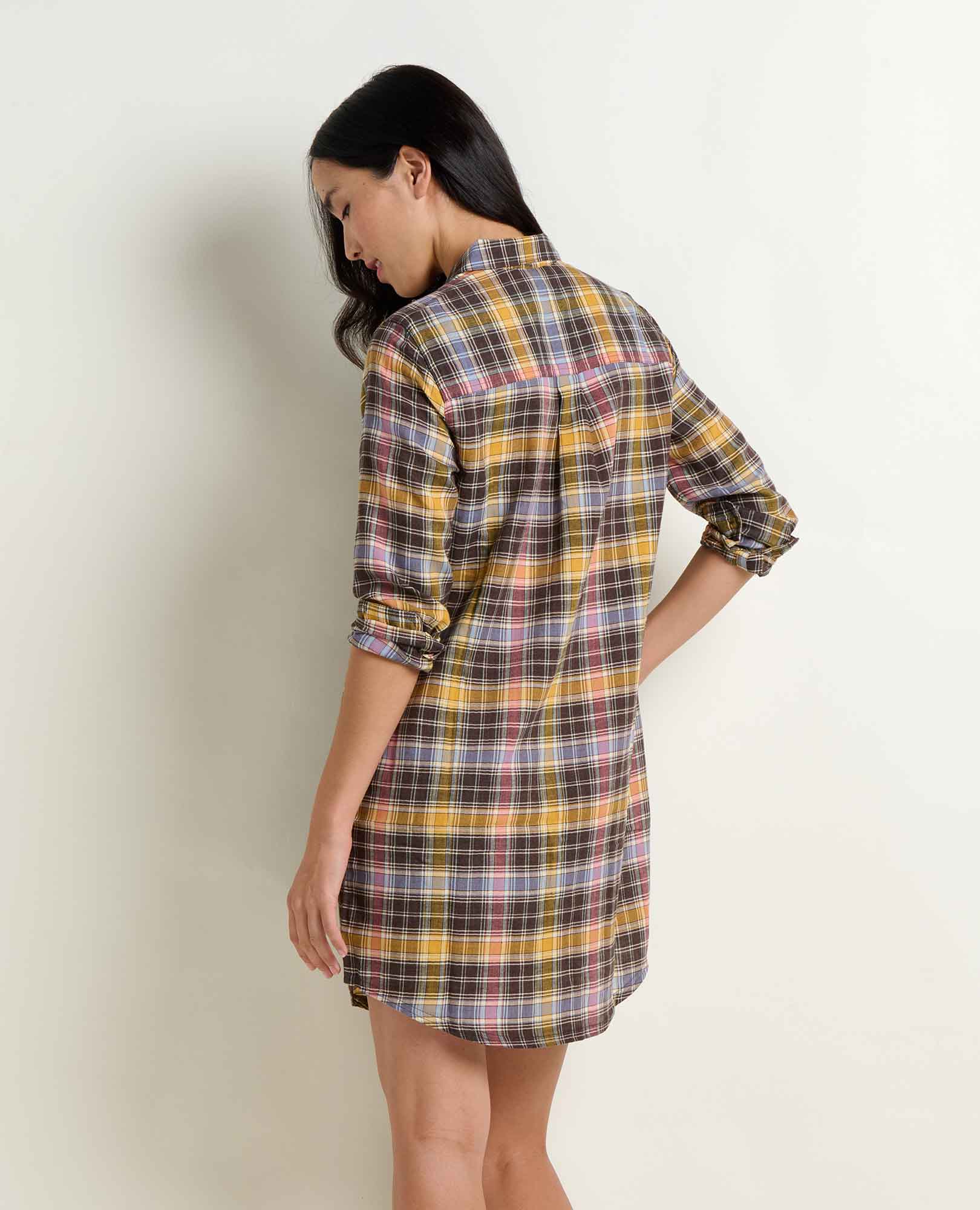 Re-Form Flannel Shirtdress