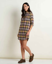 Re-Form Flannel Shirtdress