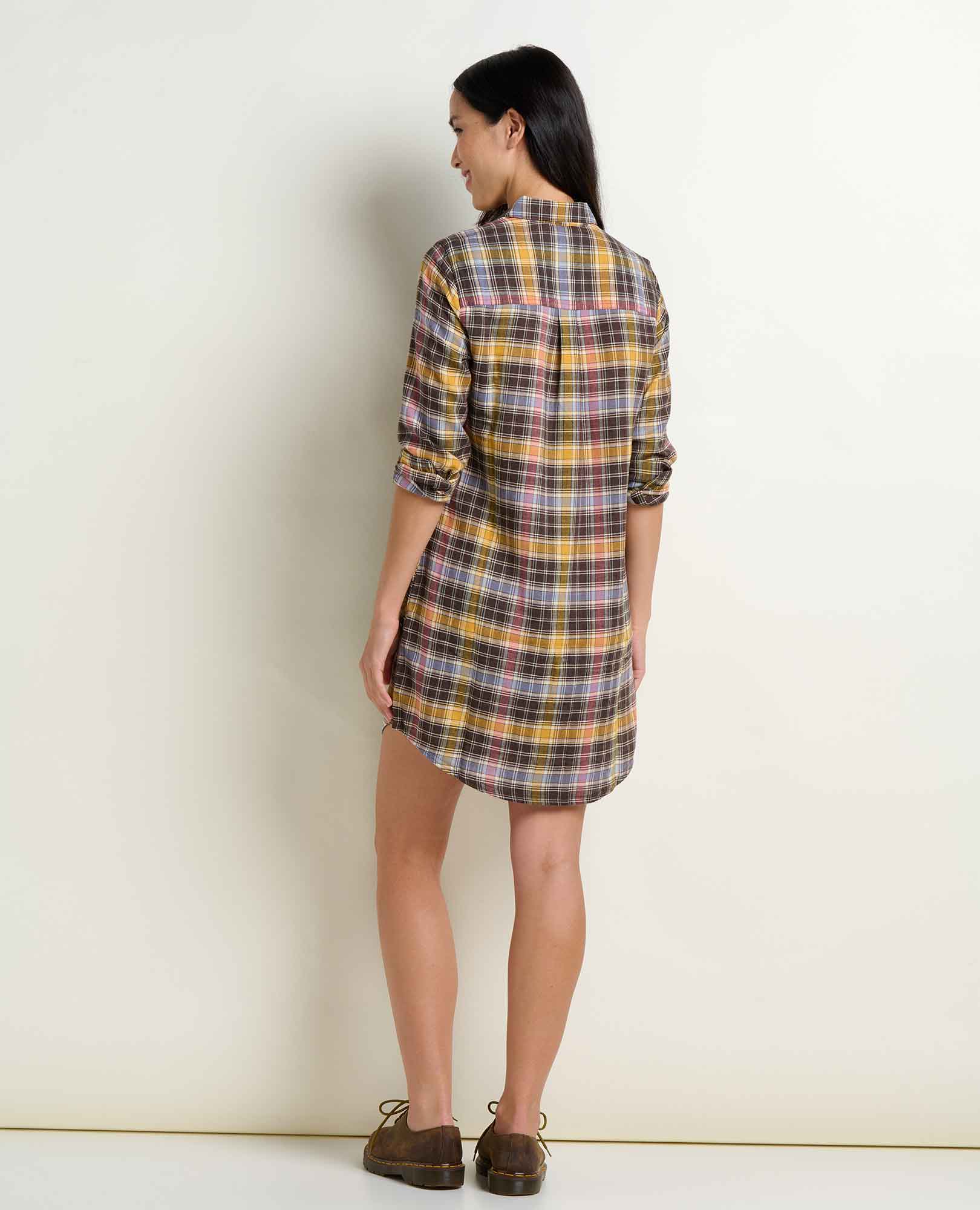 Re-Form Flannel Shirtdress