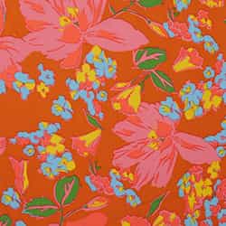 Persimmon Tulip Print