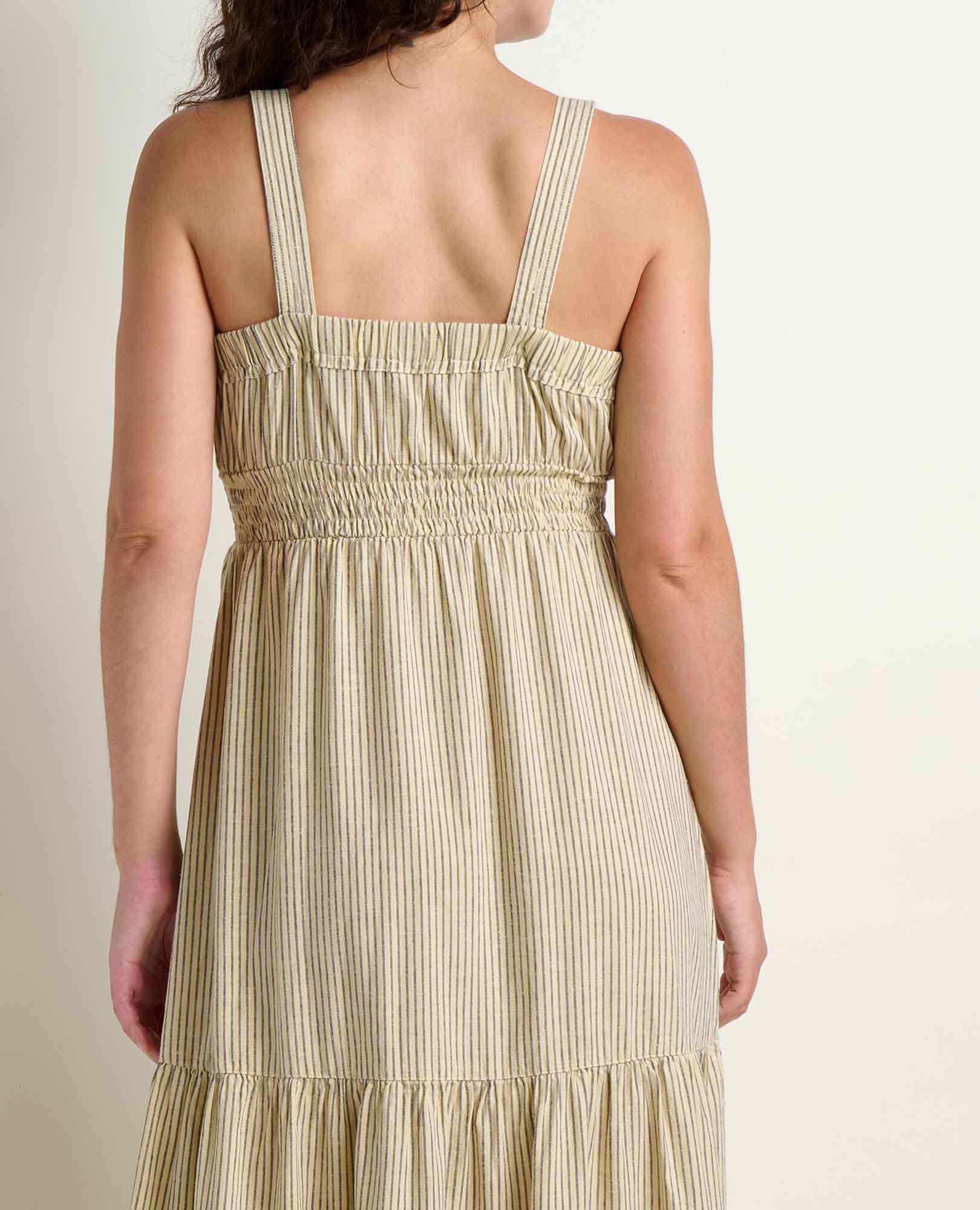 Taj Hemp Tiered Midi Dress