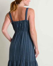 Taj Hemp Tiered Midi Dress