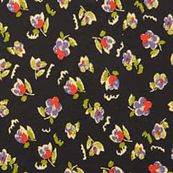 Black Pansy Print