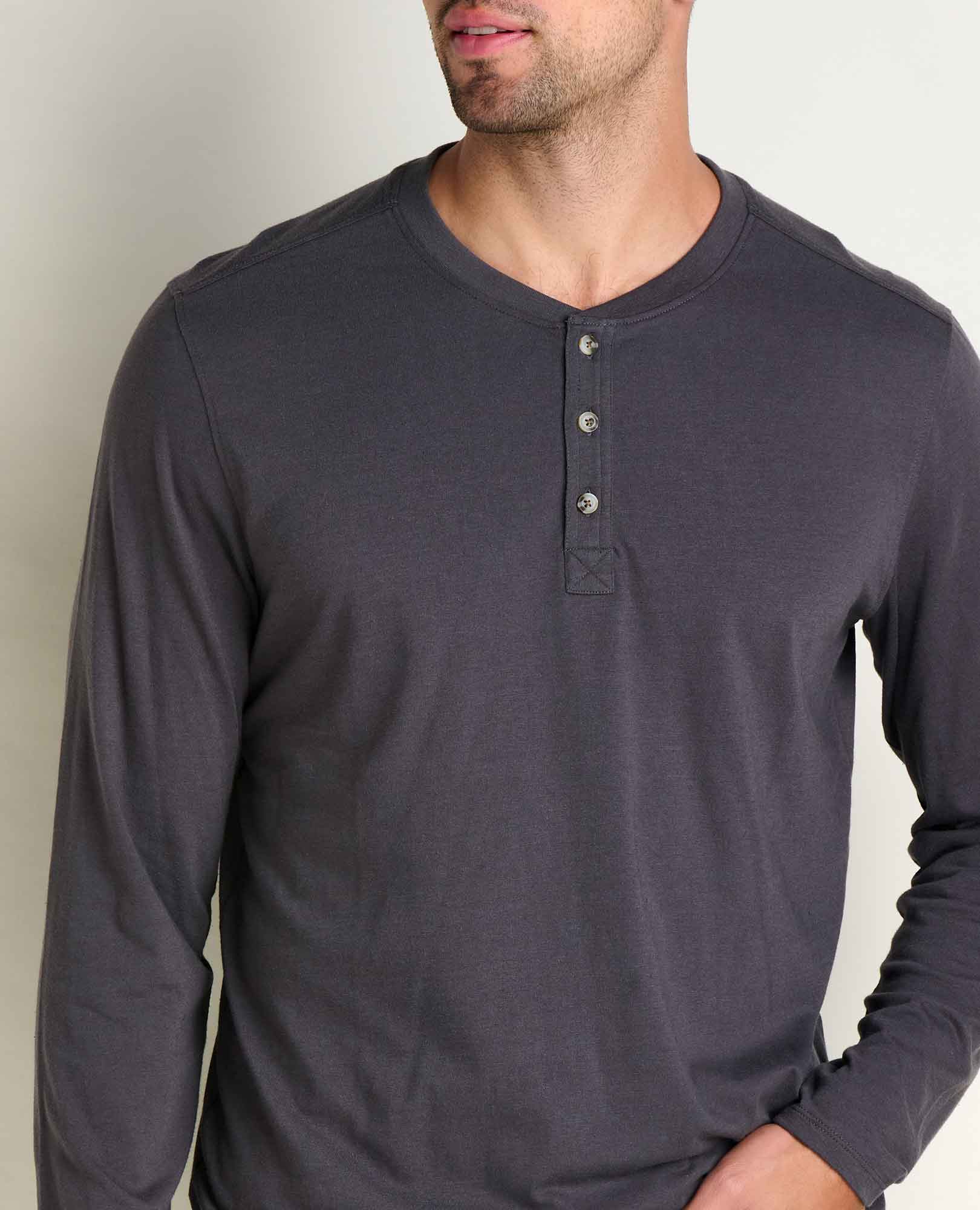 Re-Form Long Sleeve Henley Tee