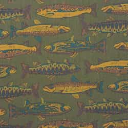 Olive Trout Print